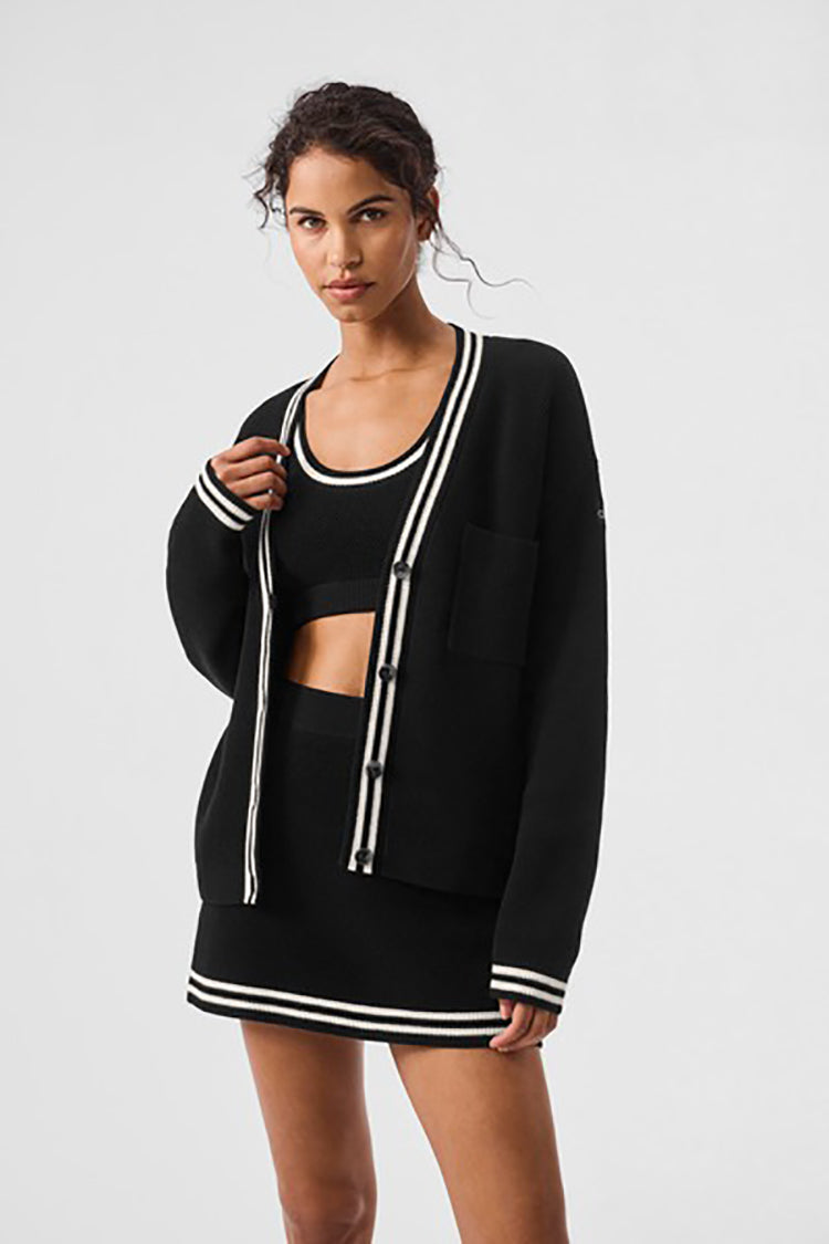 TENNIS CLUB SWEATER KNIT CARDIGAN