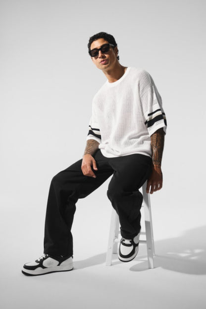EDITION SUEDED STRAIGHT LEG PANT