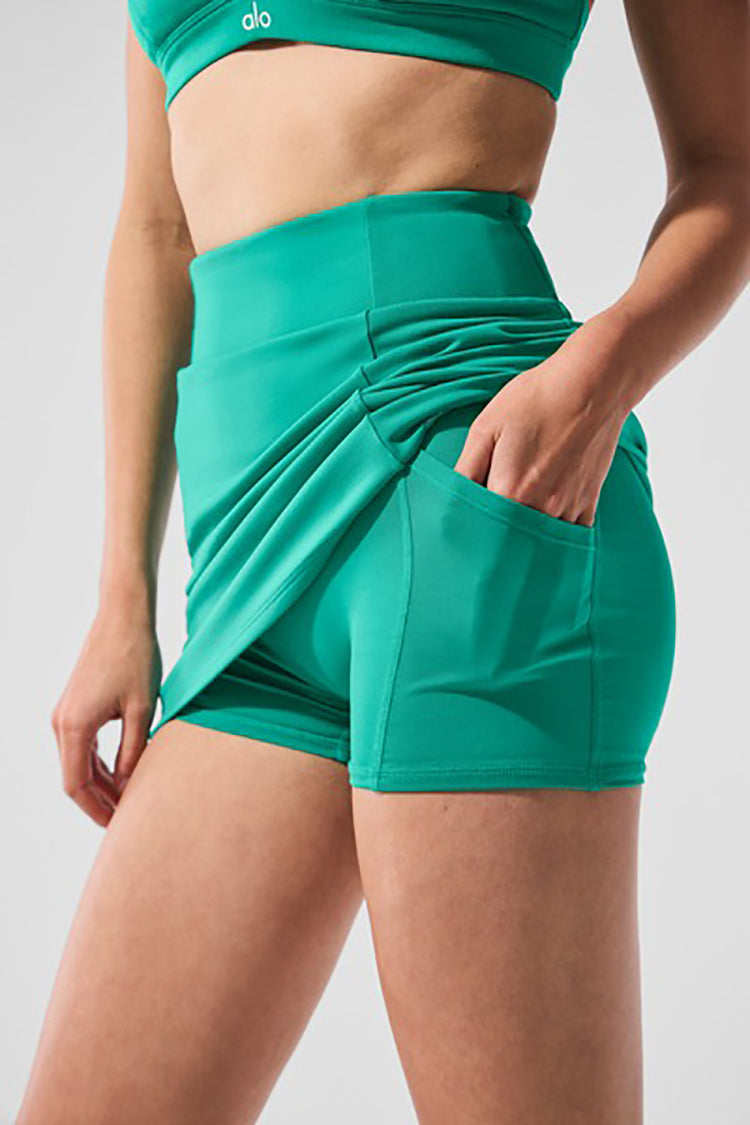 AIRBRUSH HIGH-WAIST GOOD FORM TENNIS SKIRT
