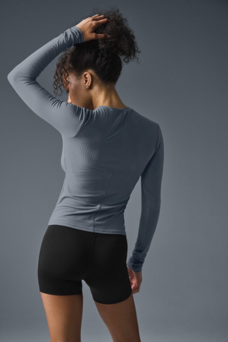 RIBBED SEA COAST LONG SLEEVE