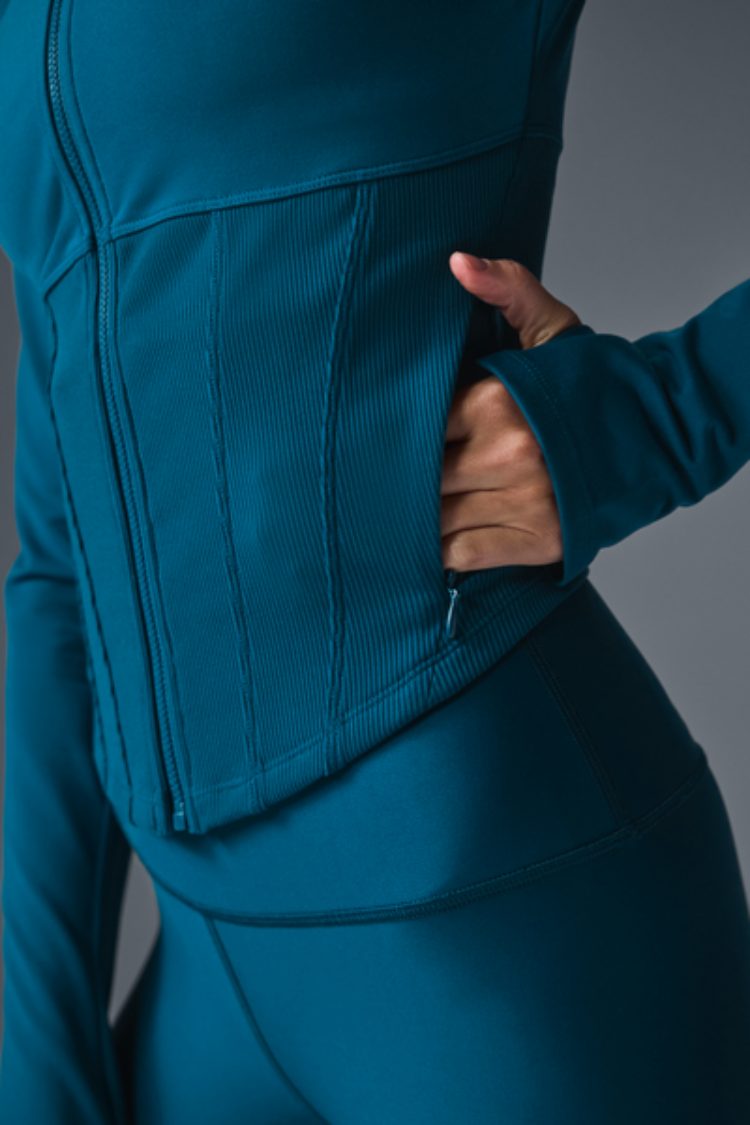 AIRBRUSH CORSET FULL ZIP JACKET