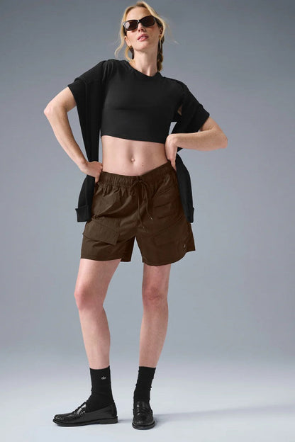 7'' CRINKLE NYLON EXCURSION CARGO SHORT