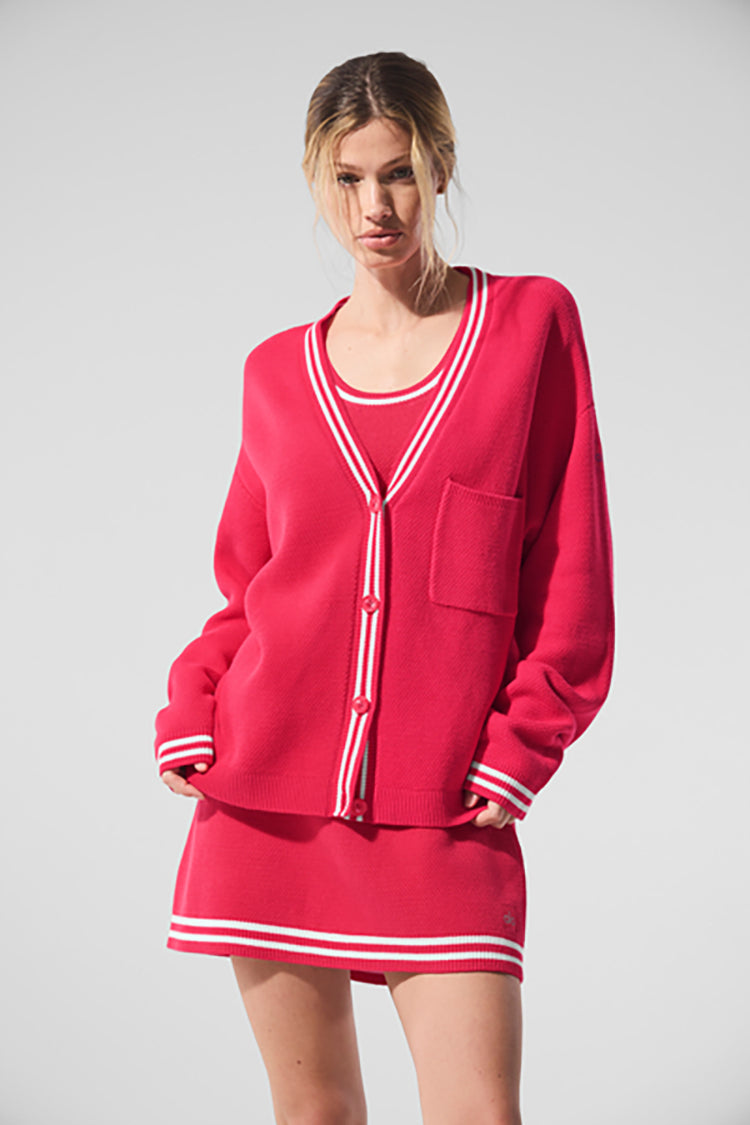 TENNIS CLUB SWEATER KNIT CARDIGAN