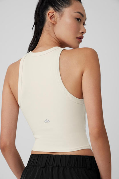 GODDESS RIBBED GO-TO TANK