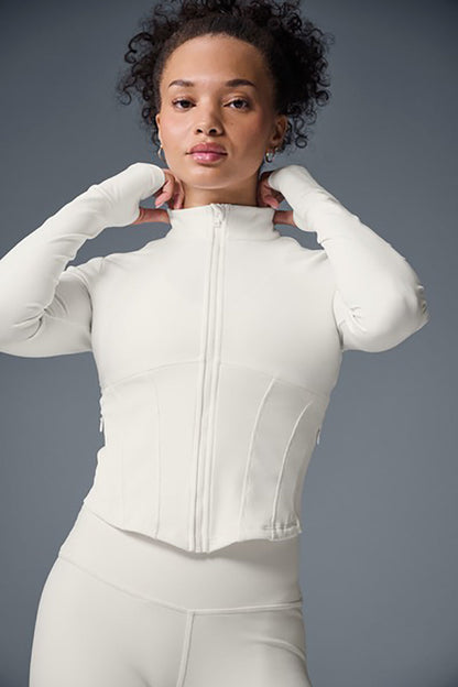 AIRBRUSH CORSET FULL ZIP JACKET