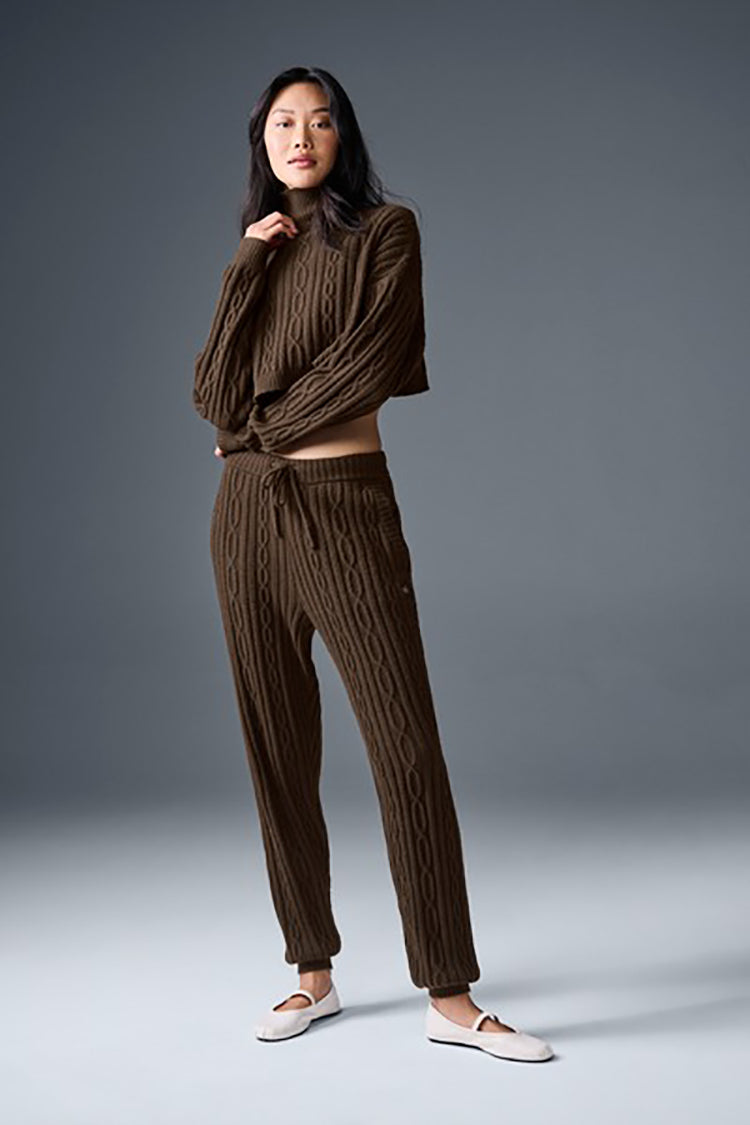 CABLE KNIT WINTER BLISS PANT