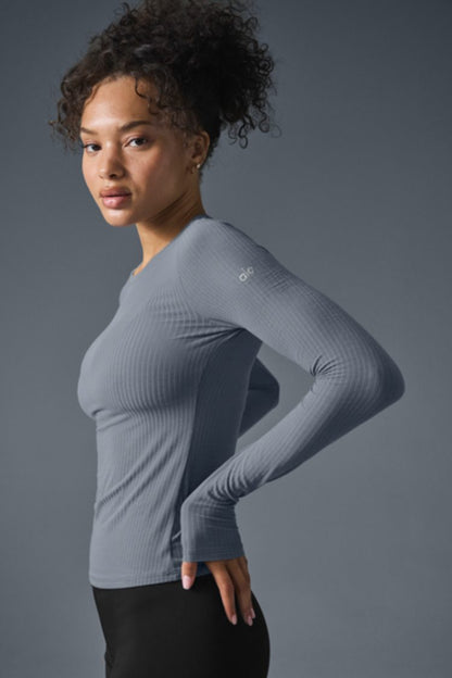 RIBBED SEA COAST LONG SLEEVE