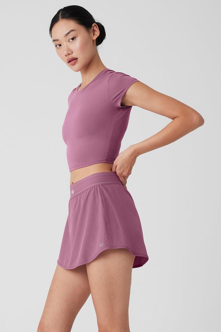 ALOSOFT CROP FINESSE SHORT SLEEVE