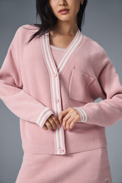 TENNIS CLUB SWEATER KNIT CARDIGAN