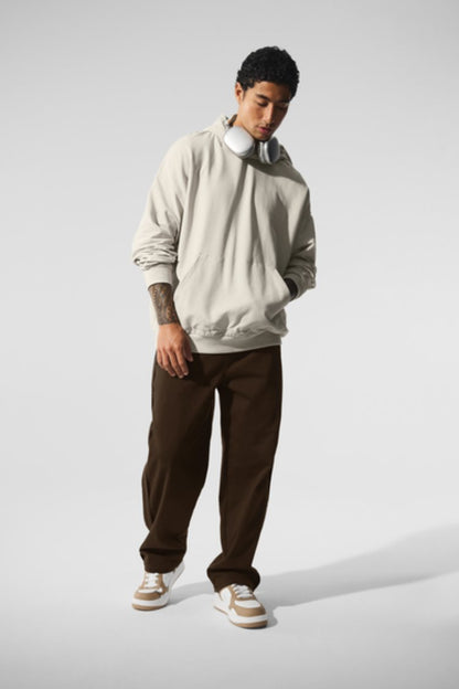 EDITION SUEDED STRAIGHT LEG PANT