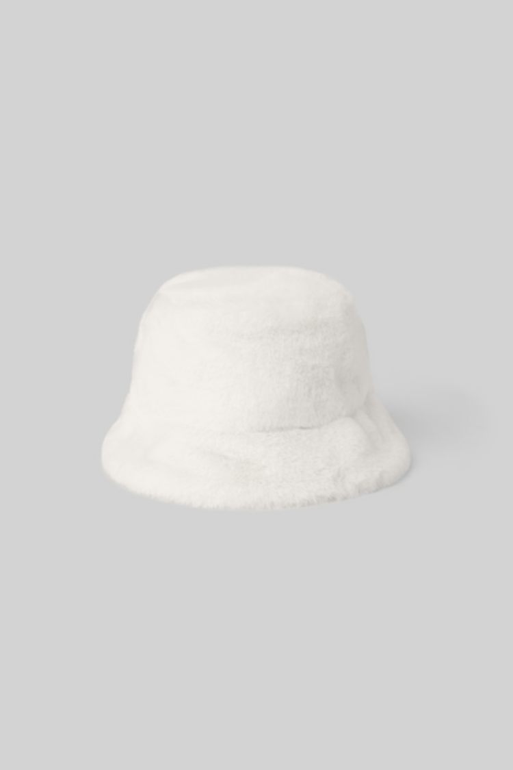 FAUX FUR BUCKET HAT