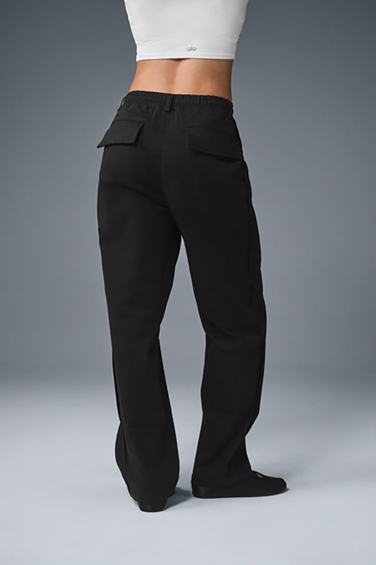 EDITION SUEDED STRAIGHT LEG PANT