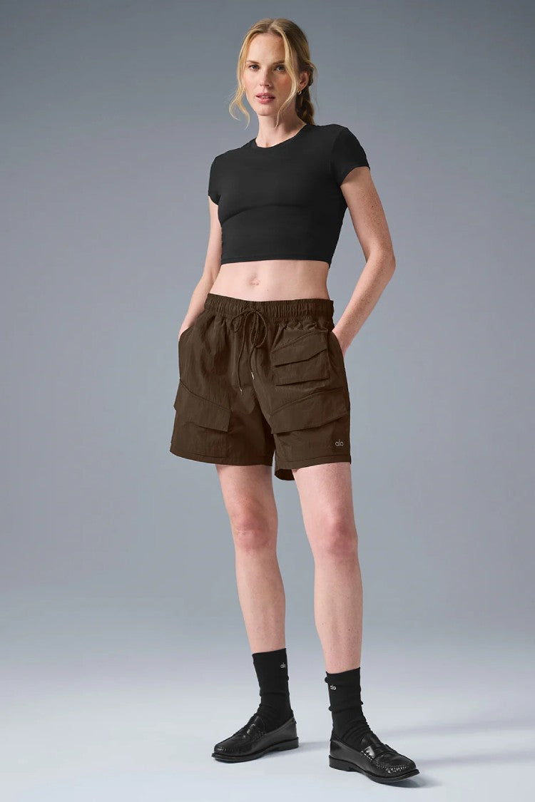 7'' CRINKLE NYLON EXCURSION CARGO SHORT