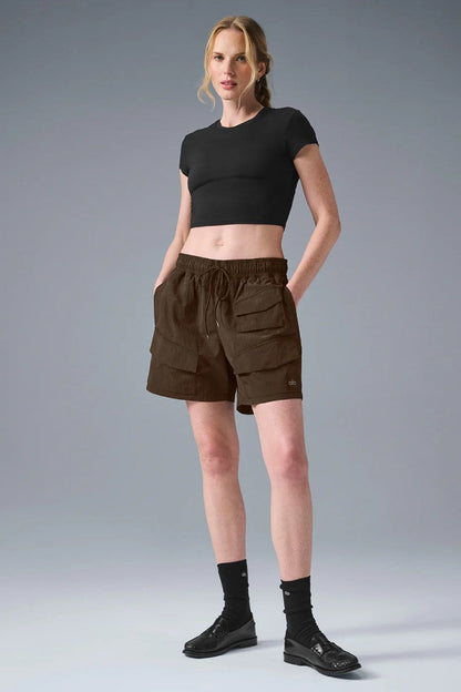 7'' CRINKLE NYLON EXCURSION CARGO SHORT