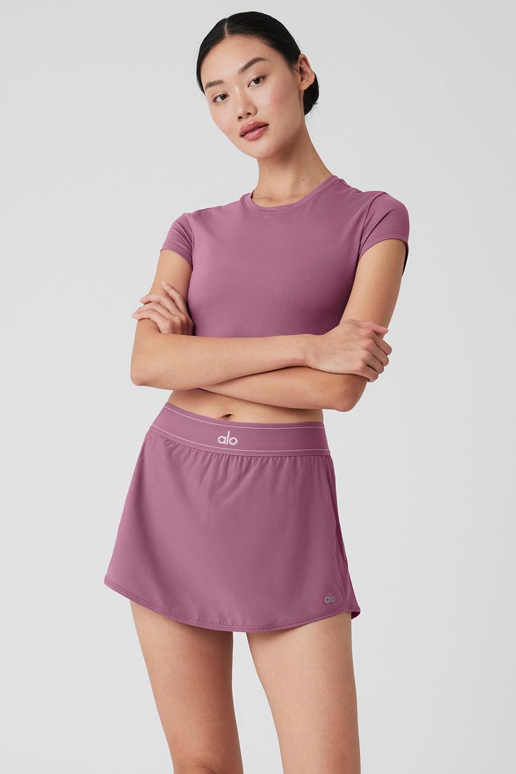 ALOSOFT CROP FINESSE SHORT SLEEVE